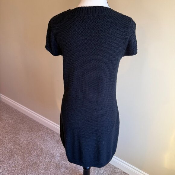 Twik Exclusive Simons Sweater Dress Mini Black Bodycon Women's Size M - Picture 4 of 10